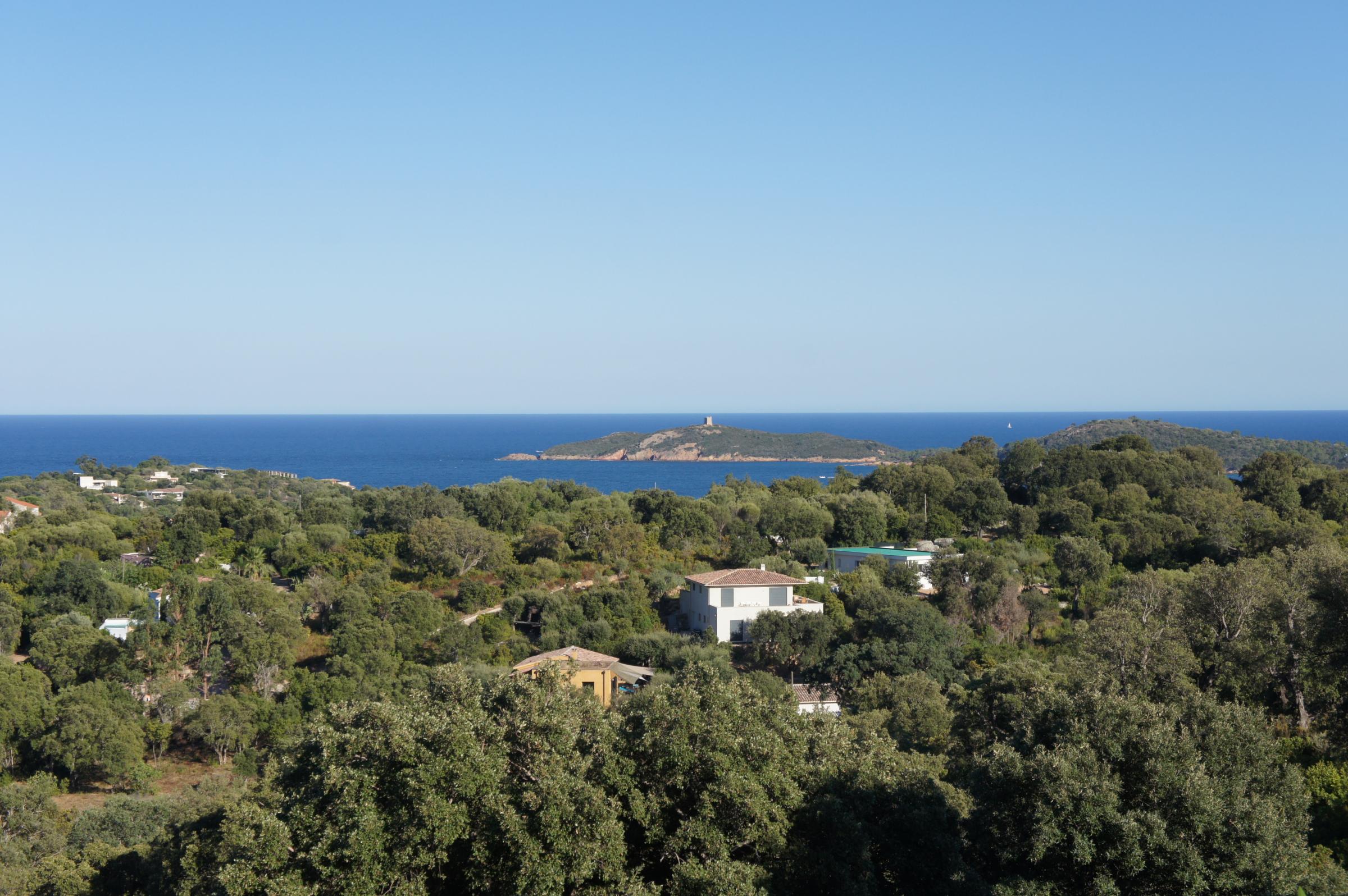 vue mer - villa Pinarello 
